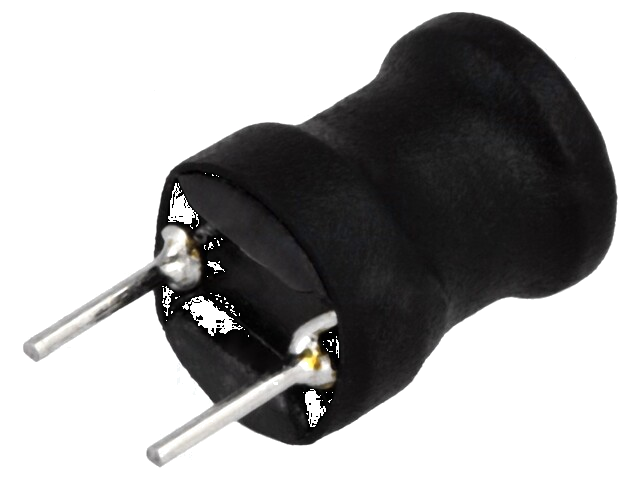 Smoorspoel: draadgewonden; THT; 10uH; 3A; 45mΩ; ±10%; Ø8,5x11mm Smoorspoel: draadgewonden; THT; 10uH; 3A; 45mΩ; ±10%; Ø8,5x11mm
